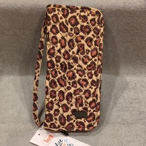 Lug Sleeper Brush Holder - Leopard Brown - NWT